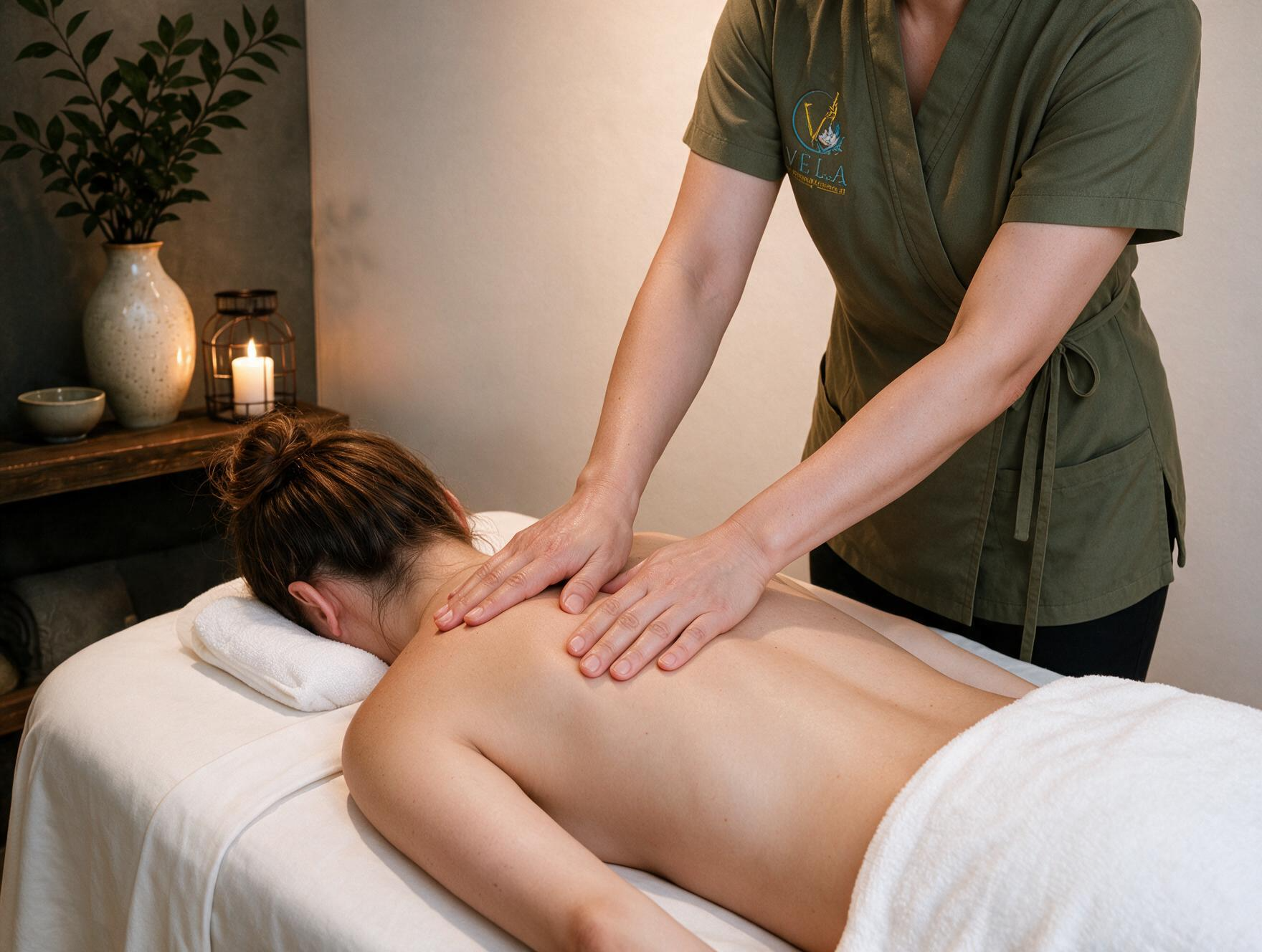 Nek-, schouder- en rugmassage